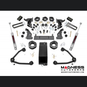 Chevy Silverado 1500 4WD Combo Lift Kit w/ Upper Control Arms - 4.75" Lift - Cast Steel